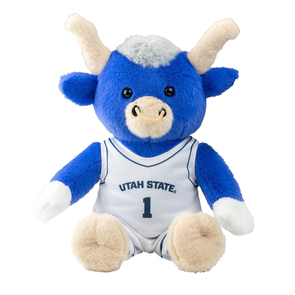 Big Blue Basketball Jersey Plush